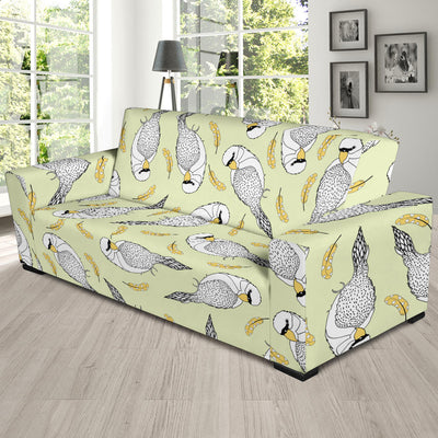 Parakeet Pattern Print Design A03 Sofa Slipcover