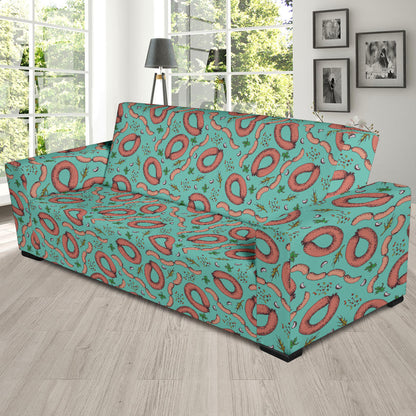 Sausage Print Design LKS303 Sofa Slipcover