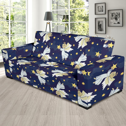 Angel Pattern Print Design 06 Sofa Slipcover
