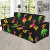 Hula Dancers Hawaiian Girl Pattern Print Design 03 Sofa Slipcover