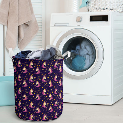 Unicorn Princess Star Sparkle Laundry Basket