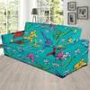 Judo Pattern Print Design 01 Sofa Slipcover