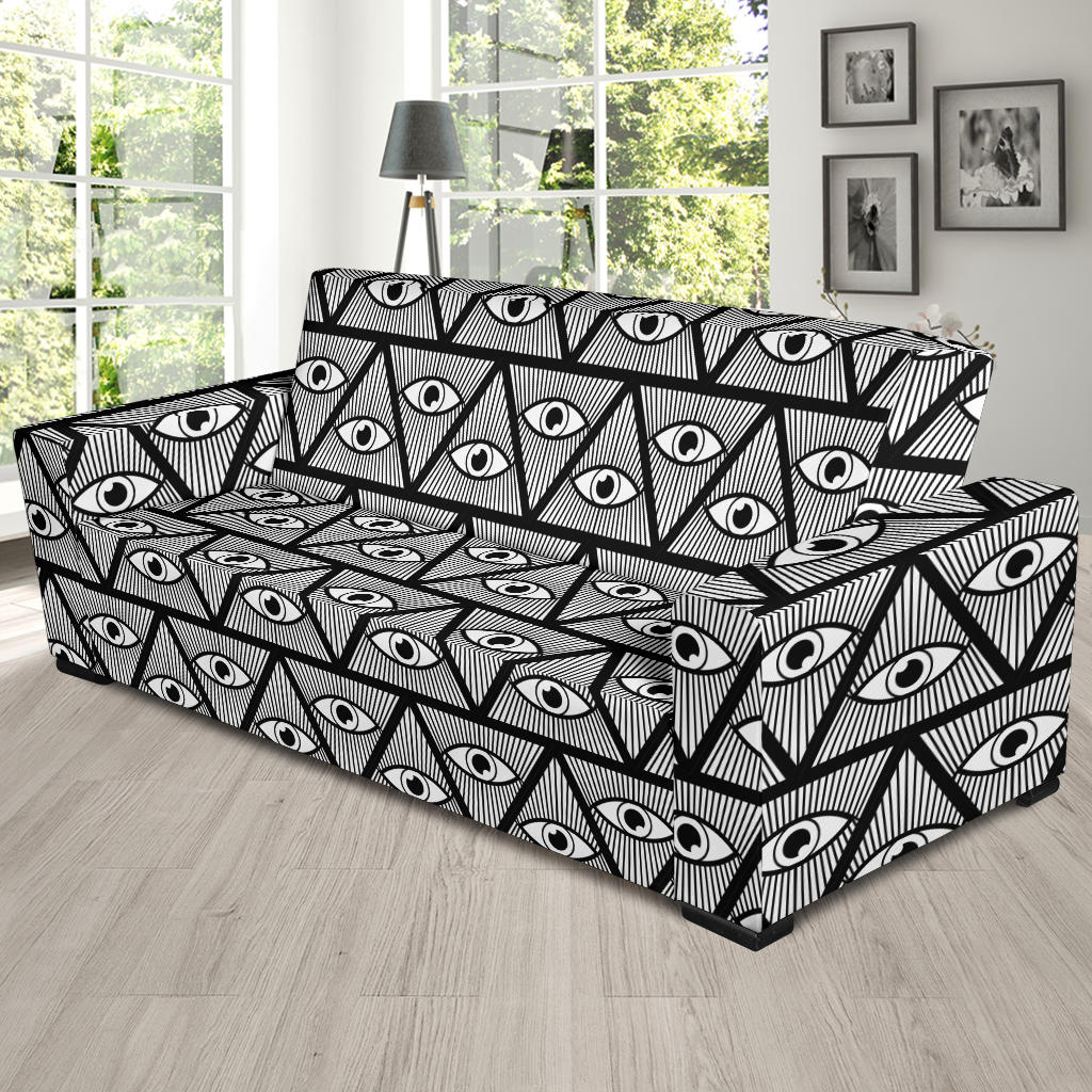 Third Eye Pattern Print Design LKS304 Sofa Slipcover