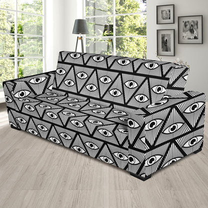 Third Eye Pattern Print Design LKS304 Sofa Slipcover