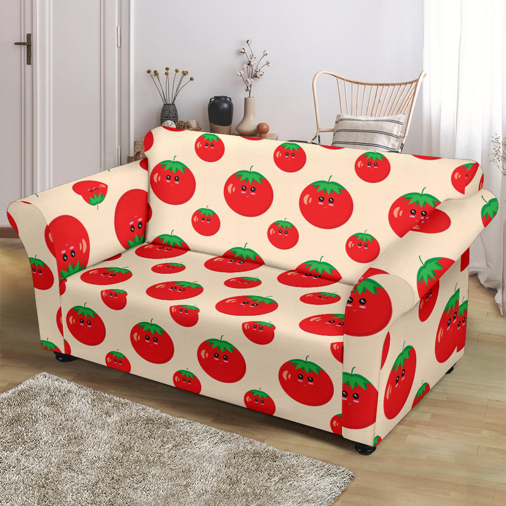 Tomato Print Design LKS308 Loveseat Couch Slipcover