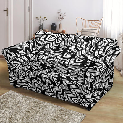 Tribal Pattern Print Design LKS302 Loveseat Couch Slipcover