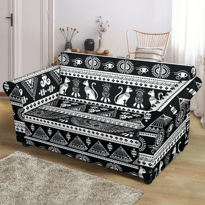 Tribal Pattern Print Design LKS305 Loveseat Couch Slipcover