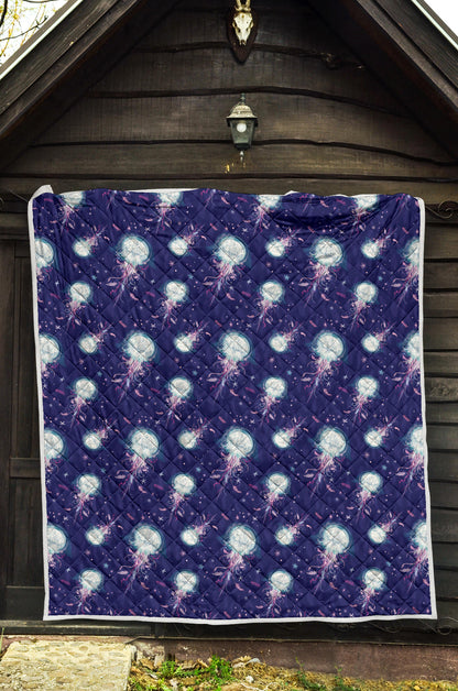 Jellyfish Cute Design Quilt Bedspread