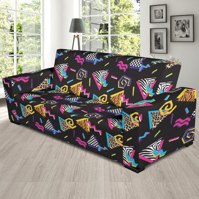 80s Pattern Print Design 3 Sofa Slipcover