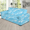 Ocean Wave Pattern Print Design A01 Sofa Slipcover