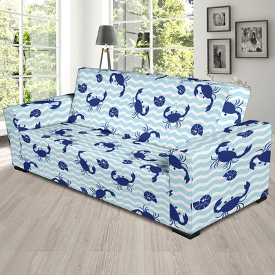 Crab Pattern Print Design 04 Sofa Slipcover