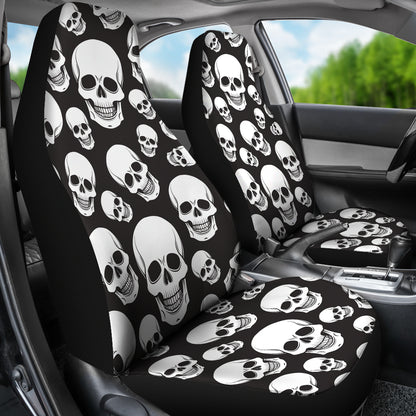 Skull Print Design LKS301 Car Seat Covers