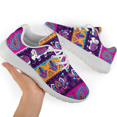 Boho Indian Style Pattern Athletic Shoes