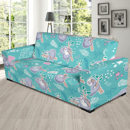 Sloth Print Design LKS309 Sofa Slipcover