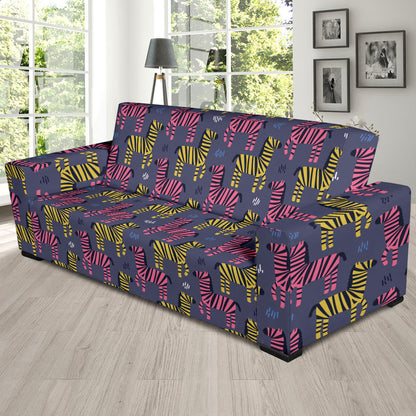 Zebra Print Design LKS303 Sofa Slipcover