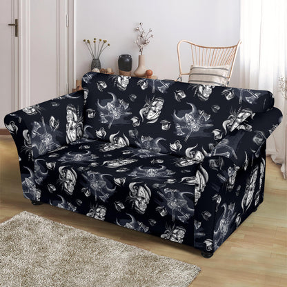Vikings Print Design LKS304 Loveseat Couch Slipcover