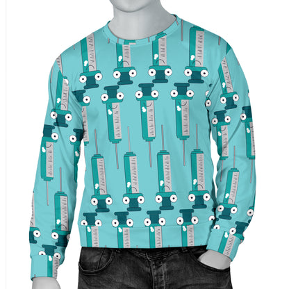 Phlebotomist Concept Design Men Long Sleeve Sweatshirt