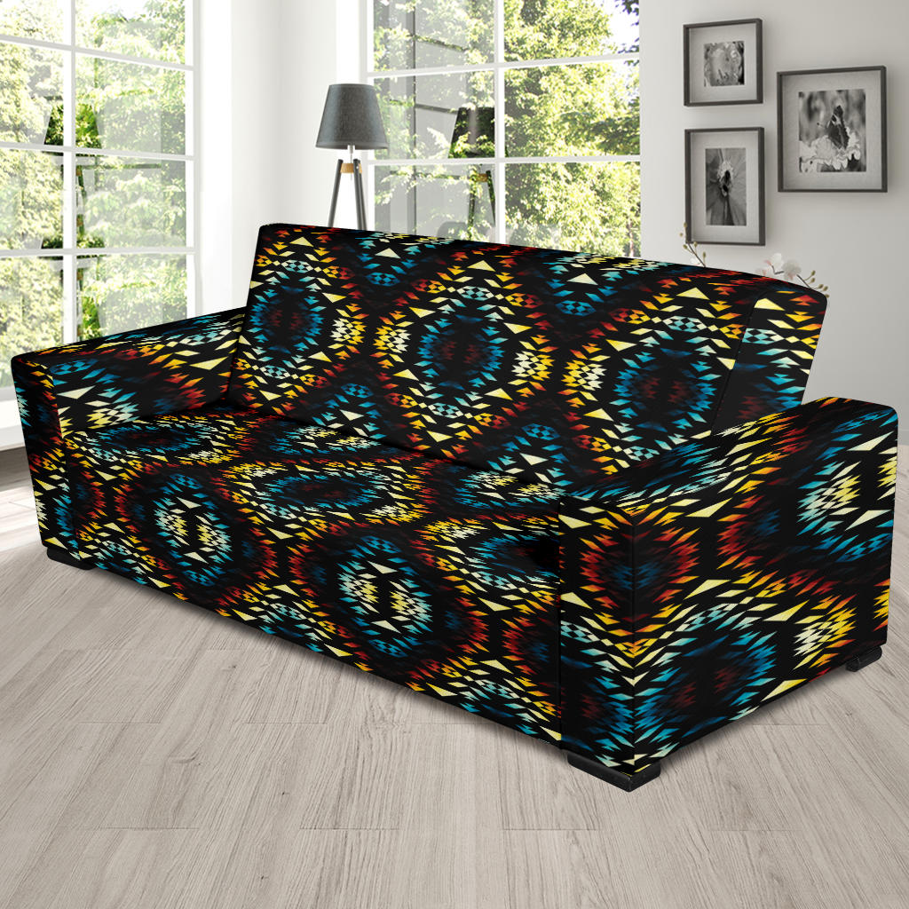 Tribal Pattern Print Design LKS309 Sofa Slipcover