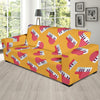 Piano Pattern Print Design 02 Sofa Slipcover