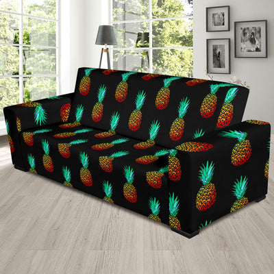 Pineapple Pattern Print Design A05 Sofa Slipcover