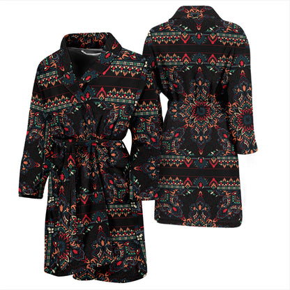 Bandana Print Design LKS307 Men Bathrobe