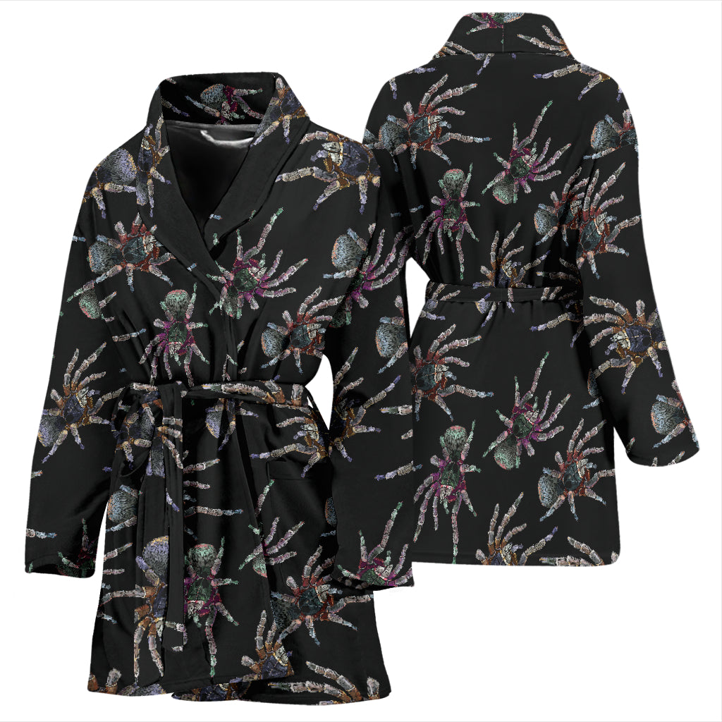 Tarantula Print Design LKS402 Women Bathrobe
