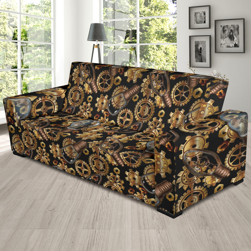 Steampunk Lightbulb Print Design LKS304 Sofa Slipcover