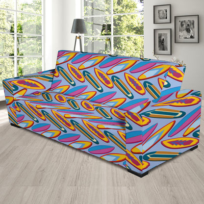 Surfboard Pattern Print Design LKS303 Sofa Slipcover