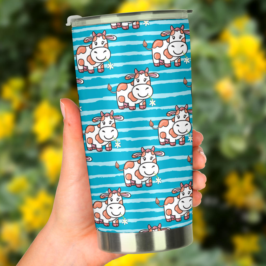 Cow Cute Print Pattern Tumbler