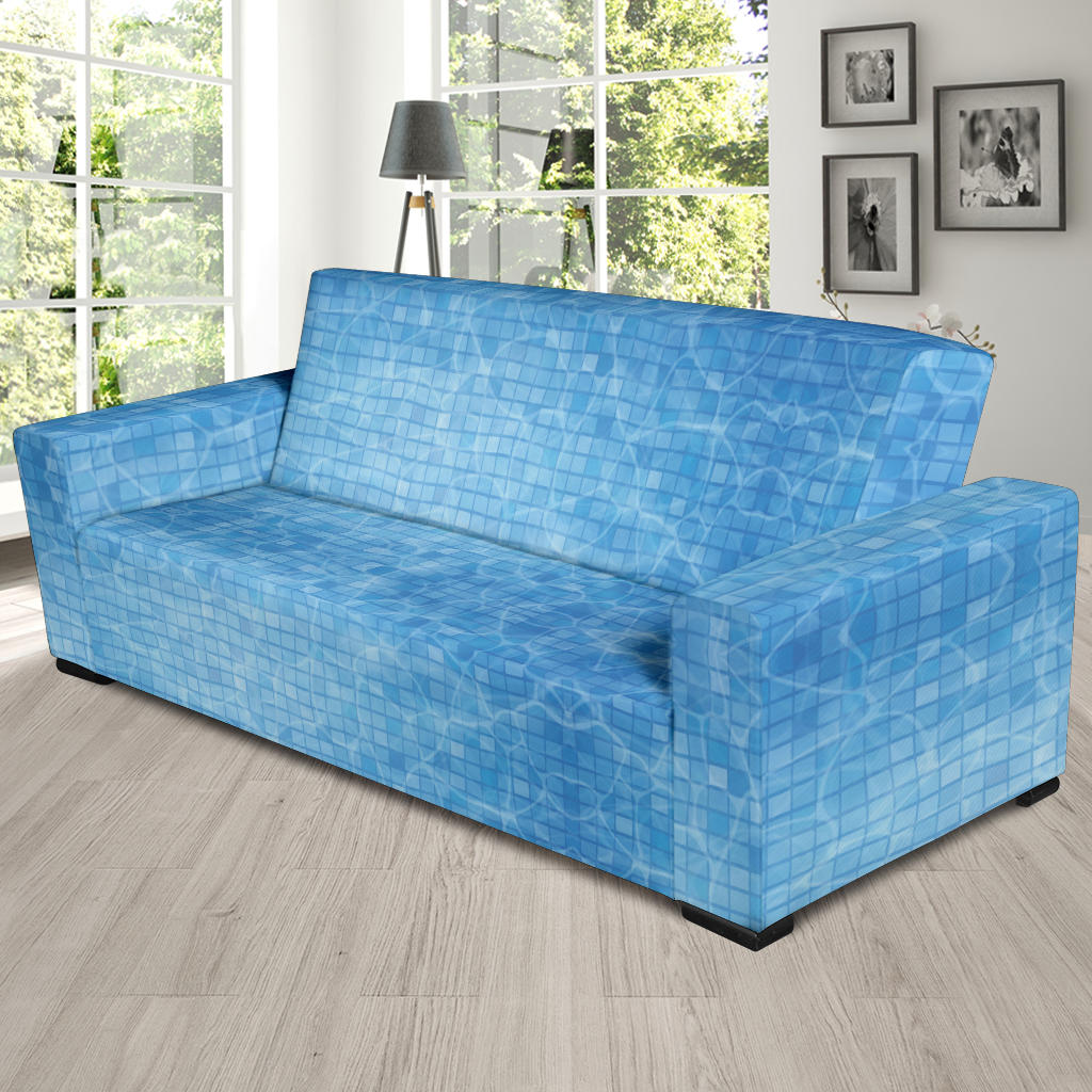 Swimming Pool Print Design LKS302 Sofa Slipcover