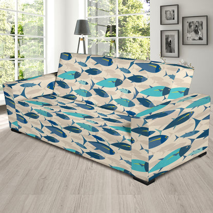 Tuna Fish Print Design LKS302 Sofa Slipcover