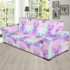 Capricorn Zodiac Pattern Print Design 02 Sofa Slipcover