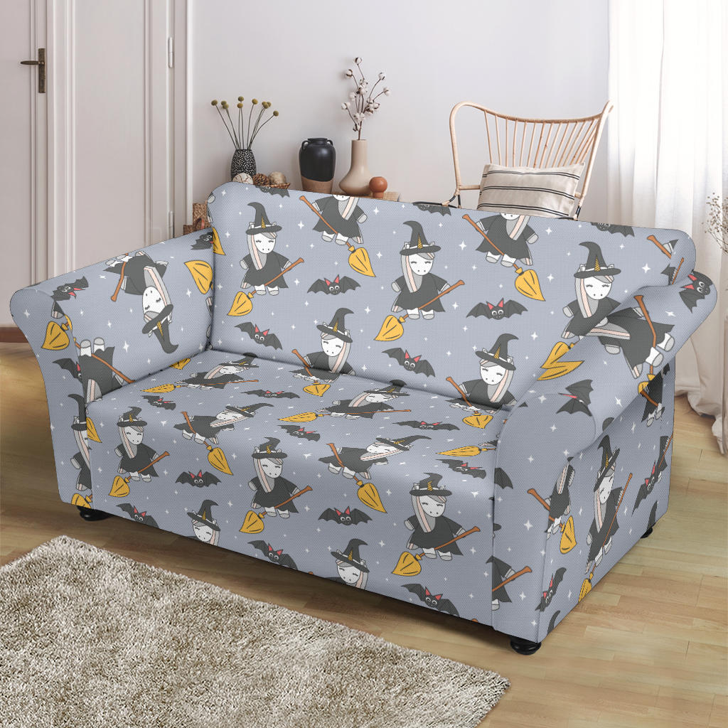 Witch Print Design LKS307 Loveseat Couch Slipcover