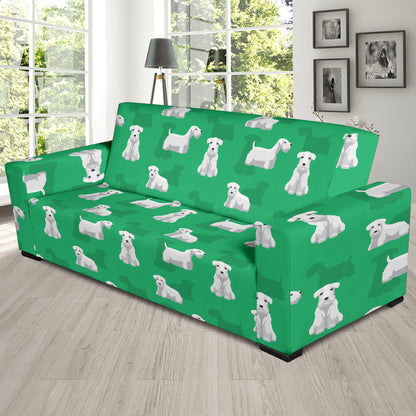 Sealyham Terriers Print Design LKS301 Sofa Slipcover