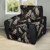 Owl Branch Themed Design Print Recliner Cover Protector