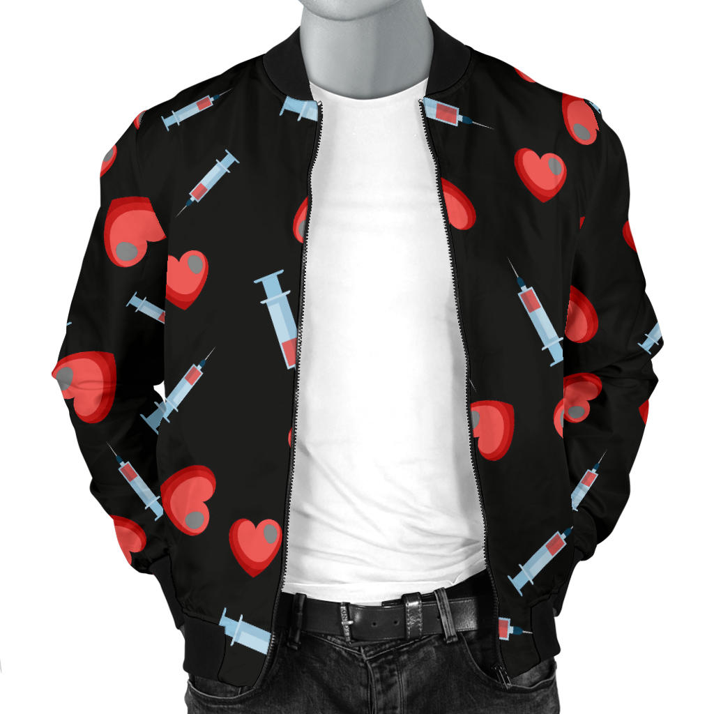 Phlebotomist Medical Concept Men Bomber Jacket