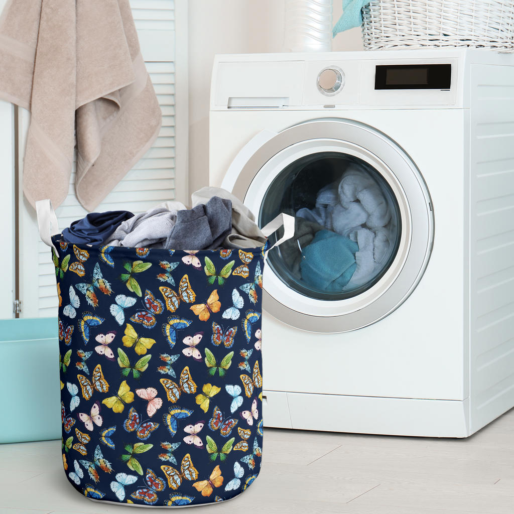 Butterfly Beautiful Print Pattern Laundry Basket
