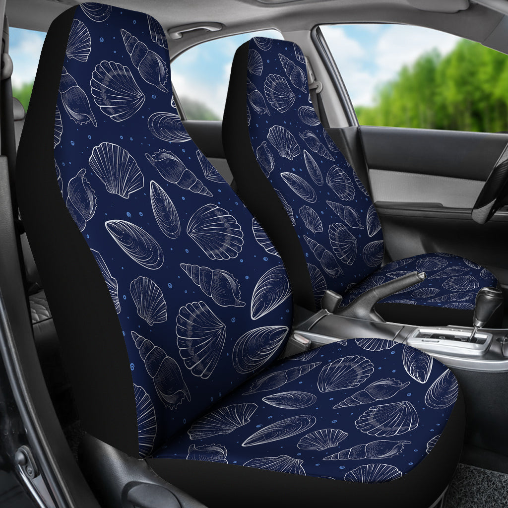 Seashell Print Design LKS3011 Car Seat Covers