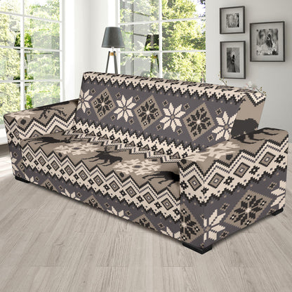 Nordic Pattern Print Design A01 Sofa Slipcover