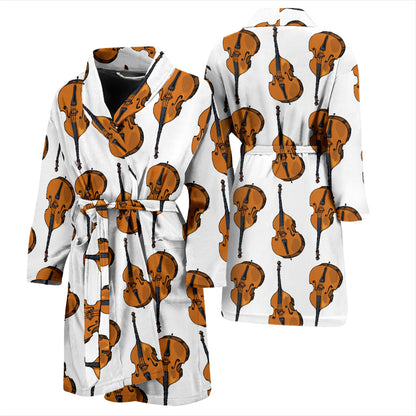 Cello Print Design LKS403 Men Bathrobe