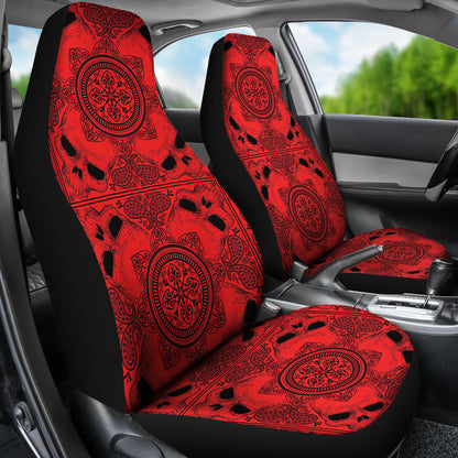 Bandana Red Print Design LKS304 Car Seat Covers