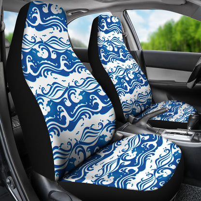 Wave Print Design LKS303 Car Seat Covers