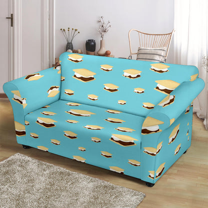S_Mores Print Design LKS302 Loveseat Couch Slipcover