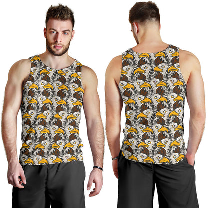 Eagles Head Pattern Men Tank Top