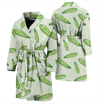 Zucchini Print Design LKS302 Men Bathrobe