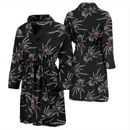 Tarantula Print Design LKS402 Men Bathrobe