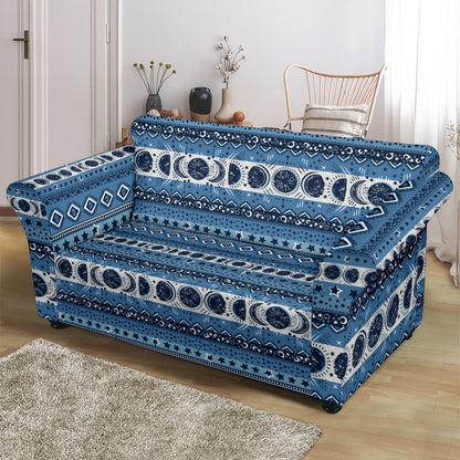 Sun Moon Pattern Print Design LKS306 Loveseat Couch Slipcover