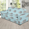 Hedgehog Pattern Print Design 02 Sofa Slipcover