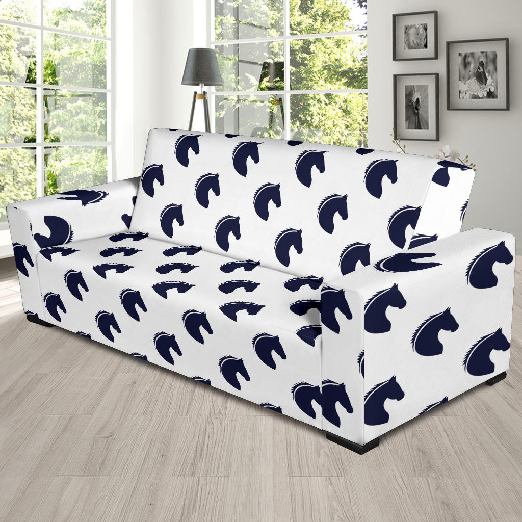 Horse Head Print Design LKS303 Sofa Slipcover