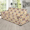 Aztec Wolf Pattern Print Design 03 Sofa Slipcover